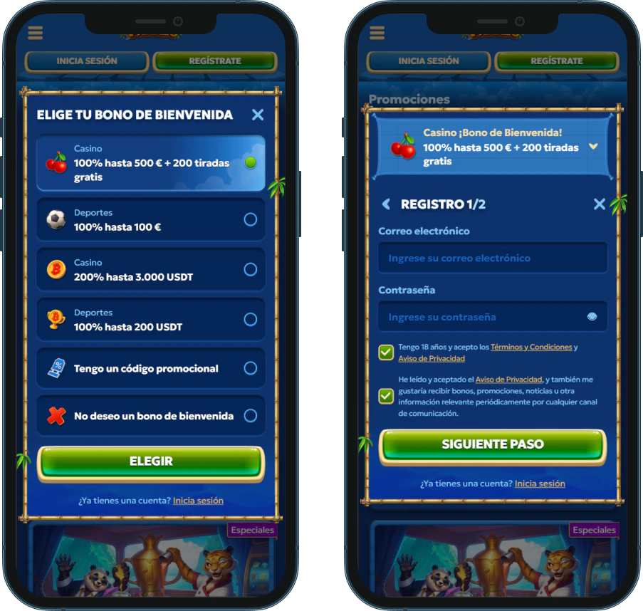 Pandido Casino: crea tu cuenta en minutos
